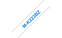 M-Schriftbandkassetten M-K223, blau auf weiß