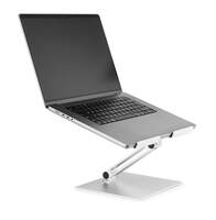 DURABLE Laptop Ständer RISE, stufenlos höhen-/winkelverstellbar, silber