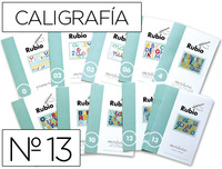 CUADERNO RUBIO CALIGRAFIA Nº 13 (ESCRITURA INCLINADA)