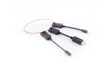 shiverpeaks BS10-01020 video kabel adapter 0,16 m DisplayPort + Mini DisplayPort + HDMI + USB Type-C DisplayPort + Mini DisplayPort + Mini-HDMI + USB Type-C Zwart