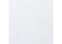 GBC LeatherGrain Umschlagmaterial A5, 250 g/m², weiß (100)