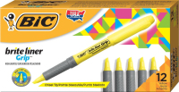 BIC 811935 marker 12 pc(s) Chisel tip Yellow
