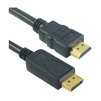 M-Cab DisplayPort - HDMI Kabel, St/St, 3m, Gold