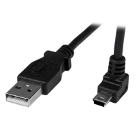 StarTech.com 1m, Mini USB-A - Mini-B kabel USB USB 2.0 USB A Mini-USB B Czarny