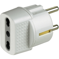 bticino S3625DE adaptateur prise d'alimentation Blanc