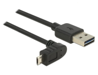 DeLOCK 83856 USB-kabel 2 m USB 2.0 USB A Micro-USB B Zwart