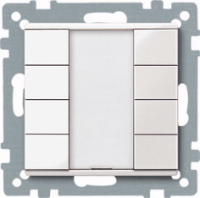 Merten 617419 placa de pared y cubierta de interruptor Blanco