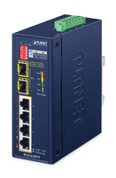 PLANET Netzwerkgeräte Unmanaged Fast Ethernet (10/100) Power over Ethernet (PoE) Blau