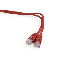 Gembird PP12-2M/R câble de réseau Rouge Cat5e U/UTP (UTP)