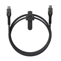 Urban Armor Gear Kevlar USB-kabel 1,5 m USB 2.0 USB C Zwart, Grijs