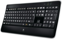 Logitech K800 keyboard RF Wireless QWERTY Norwegian Black