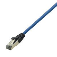 LogiLink CQ8026S networking cable Blue 0.5 m Cat8.1