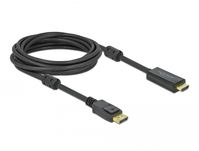 DeLOCK 85958 Videokabel-Adapter 5 m DisplayPort HDMI Schwarz