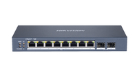 Hikvision Digital Technology DS-3E1510P-SI hálózati kapcsoló Vezérelt L2 Gigabit Ethernet (10/100/1000) Ethernet-áramellátás (PoE) támogatása Fekete