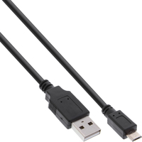 InLine 31718Q USB-kabel 1,8 m USB 2.0 USB A Micro-USB B Zwart