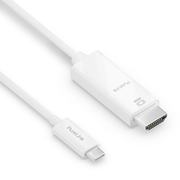PureLink IS2200-030 Videokabel-Adapter 3 m USB Typ-C HDMI Weiß