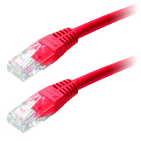 Panduit 5m, Cat 6a S/FTP networking cable Red Cat6a