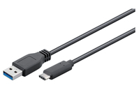 Uniformatic 10618 câble USB 3 m USB 3.2 Gen 1 (3.1 Gen 1) USB A USB C Noir