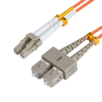 Microconnect FIB420050 kabel optyczny 50 m LC SC OM1 Pomarańczowy