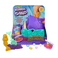 Kinetic Sand , Playset il Cristallo della Sirenetta, Sabbia Colorata, Sabbia Cinetica 481 g, Accessori per Scavare e Scoprire, Giochi per Bambini e Bambine, 3+ anni