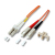 EFB Elektronik LC/SC 50/125µ 1m Glasfaserkabel Beige, Schwarz, Orange, Rot