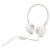 HP H2800 Zestaw słuchawkowy Przewodowa Opaska na głowę Połączenia/muzyka Biały