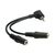 ROLINE 11.09.4441 cable de audio 0,15 m 3,5mm 2 x 3.5mm Negro