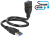 DeLOCK 0.35m 2xUSB3.0-A kabel USB USB 3.2 Gen 1 (3.1 Gen 1) 0,35 m USB A Czarny