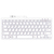 R-Go Tools Compact R-Go Tastatur, QWERTY (ES), verkabelt, weiß