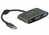 DeLOCK 62991 USB-Grafikadapter 3840 x 2160 Pixel Grau