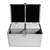 MediaRange BOX75 optical disc case Box case 200 discs Silver