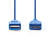 Nedis CCGP61500BU50 USB Kabel 5 m USB 3.2 Gen 1 (3.1 Gen 1) USB A Micro-USB B Blau
