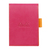 Rhodia Notepad cover + notepad N°11 schrijfblok & schrift A7 80 vel Rood