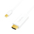 LogiLink CV0134 adapter kablowy 3 m Mini DisplayPort HDMI Biały