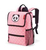 Reisenthel backpack kids Rucksack Schwarz, Pink Polyester