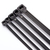 Evo Labs 2.5X150MM BLACK cable tie Nylon 100 pc(s)