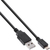 InLine Micro-USB 2.0 Kabel, Schnellladekab., USB-A ST/Micro-B ST, schwarz, 0,5m