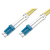 Techly LC-LC M-M 3m kabel InfiniBand / światłowodowy Żółty