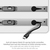 ALL DOCK 10307 Ladegerät für Mobilgeräte Universal Weiß USB Kabelloses Aufladen Drinnen