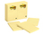 Post-It Notes, 4 in x 6 in, Canary Yellow, Lined, 12 Pads/Pack zelfklevend notitiepapier Geel 100 vel Zelfplakkend