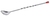 Barlöffel Edelstahl, hochglänzend, mit gedrehtem Stiel Länge: 28 cm