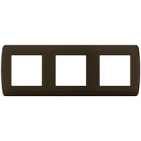 Plaque 'chocolat' 3 postes (61996)