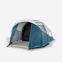 Camping Tent With Poles Arpenaz 4.1 F&b 4 Persons 1 Bedroom - One Size