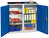 Werkzeug- und Materialschrank Serie 3000, 7035/5010, 2 Schubladen 100 mm, 4 Wannenboden
