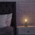 Relaxdays Tischlampe Terrazzo, HxD: 11 x 8 cm, kleine Tischleuchte ohne Schirm, E27-Fassung, runde Steinlampe, Farbwahl