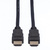 ROLINE HDMI High Speed Kabel mit Ethernet, schwarz, 1,0 m