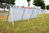 Mobiler A-Banneraufsteller / freistehender Bannerrahmen / Bannerdisplay „Moba” | 6.000 x 1.000 mm (Sz x M) 6.200 x 1.200 mm 630 mm 7 „A” tartóval egyo