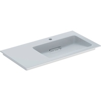 GEBERIT 505009001 Geberit Möbelwaschtisch ONE weiß mit Hahnloch 900x475mm Ablag