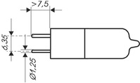 TopLux 24V 20W GY6.35 11x44mm