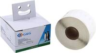G&G 89 x 41 mm Papír Fehér 300 db Leoldható 14982 Névtábla etikett